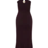 Dimitri Knit Midi Dress – Chocolate Dimitri Knit Midi Dress – Chocolate