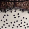 Dinah Lace And Satin Maxi Dress – Polkadot