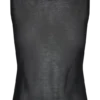 Dollie Sheer Knit Tank Top – Black