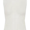 Dollie Sheer Knit Tank Top – Ivory