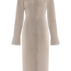 Dorian Fitted Shirt Midi Dress – Wheat Marle Dorian Fitted Shirt Midi Dress – Wheat Marle