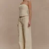Ebony Embroidered Denim Jeans – Cream Ebony Embroidered Denim Jeans – Cream