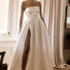 Eileen Strapless Wedding Gown – White Eileen Strapless Wedding Gown – White