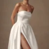 Eileen Strapless Wedding Gown – White Eileen Strapless Wedding Gown – White