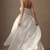 Eileen Strapless Wedding Gown – White Eileen Strapless Wedding Gown – White