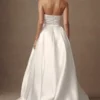Eileen Strapless Wedding Gown – White Eileen Strapless Wedding Gown – White