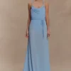 Elaine Chiffon Beaded Maxi Dress – Sky Blue Elaine Chiffon Beaded Maxi Dress – Sky Blue