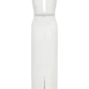 Elan Stretch Crepe Maxi Dress – White Elan Stretch Crepe Maxi Dress – White