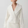 Elara Suiting Mini Skirt – Ivory Elara Suiting Mini Skirt – Ivory