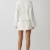 Elara Suiting Mini Skirt – Ivory Elara Suiting Mini Skirt – Ivory
