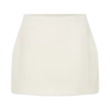 Elara Suiting Mini Skirt – Ivory Elara Suiting Mini Skirt – Ivory