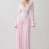 Electra Slinky Lace Maxi Dress – Ballet Pink Electra Slinky Lace Maxi Dress – Ballet Pink