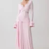 Electra Slinky Lace Maxi Dress – Ballet Pink Electra Slinky Lace Maxi Dress – Ballet Pink