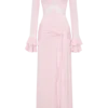 Electra Slinky Lace Maxi Dress – Ballet Pink Electra Slinky Lace Maxi Dress – Ballet Pink