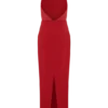 Elina Satin Necklace Maxi Dress – Red Elina Satin Necklace Maxi Dress – Red