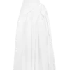 Elizabeth Strapless Corset Maxi Dress – White
