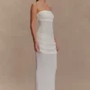 Elora Strapless Knit Maxi Dress – Ivory Elora Strapless Knit Maxi Dress – Ivory