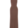 Elyna Slinky Halter Maxi Dress – Chocolate Elyna Slinky Halter Maxi Dress – Chocolate