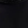 Emilia Beaded Neck Halter Top – Black