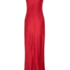 Esme Plunge Satin Maxi Dress – Red Esme Plunge Satin Maxi Dress – Red