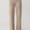 Evan Knit Wide Leg Pants – Beige Marle