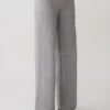 Evan Knit Wide Leg Pants – Grey Marle