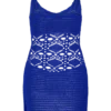 Everette Crochet Knit Mini Dress – Cobalt Everette Crochet Knit Mini Dress – Cobalt
