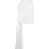 Evianna Strapless Gathered Mini Dress – White