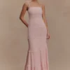Finley Pointelle Knit Maxi Dress – Baby Pink
