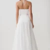 Fiona Linen Halter Maxi Dress – White Fiona Linen Halter Maxi Dress – White