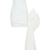 Franka Strapless Bow Mini Dress – White Franka Strapless Bow Mini Dress – White