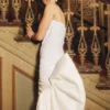 Franka Strapless Bow Mini Dress – White Franka Strapless Bow Mini Dress – White