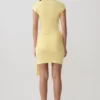 Freida Knit Mini Dress With Sash – Lemon Freida Knit Mini Dress With Sash – Lemon