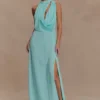 Galia Cowl Neck Maxi Dress – Lagoon Galia Cowl Neck Maxi Dress – Lagoon