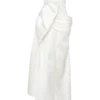 Galia Satin Corset Gown – White