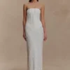 Gemma Strapless Embellished Maxi Dress – Ivory Gemma Strapless Embellished Maxi Dress – Ivory