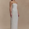 Gemma Strapless Embellished Maxi Dress – Ivory Gemma Strapless Embellished Maxi Dress – Ivory
