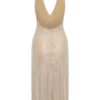 Genie Diamante Halter Midi Dress – Nude Genie Diamante Halter Midi Dress – Nude