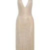 Genie Diamante Halter Midi Dress – Nude Genie Diamante Halter Midi Dress – Nude