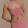 Georgina Chiffon Midi Dress – Burnt Rose Georgina Chiffon Midi Dress – Burnt Rose