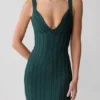 Gia Bandage Knit Midi Dress – Teal Gia Bandage Knit Midi Dress – Teal