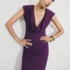 Giulia Chiffon Draped Maxi Dress – Purple Giulia Chiffon Draped Maxi Dress – Purple