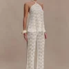 Corey Crochet Halter Neck Top – Ivory Corey Crochet Halter Neck Top – Ivory