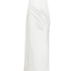 Grace Strapless Draped Waist Maxi Dress – Ivory Grace Strapless Draped Waist Maxi Dress – Ivory