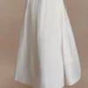 Greta Gathered Maxi Skirt – White Greta Gathered Maxi Skirt – White