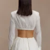 Greta Shirt Bra – White Greta Shirt Bra – White
