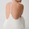 Hana Slinky Plunge Maxi Dress – Ivory Hana Slinky Plunge Maxi Dress – Ivory