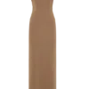 Hanh One Shoulder Mesh Maxi Dress – Tan Hanh One Shoulder Mesh Maxi Dress – Tan