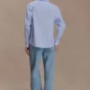 Hansen Oversized Shirt – Blue Pinstripe Hansen Oversized Shirt – Blue Pinstripe