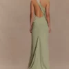 Harper One Shoulder Gown – Sage Harper One Shoulder Gown – Sage